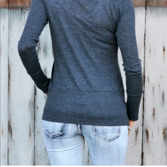 Cozy Button up Minimalist Cardigan - Picture 5 of 11